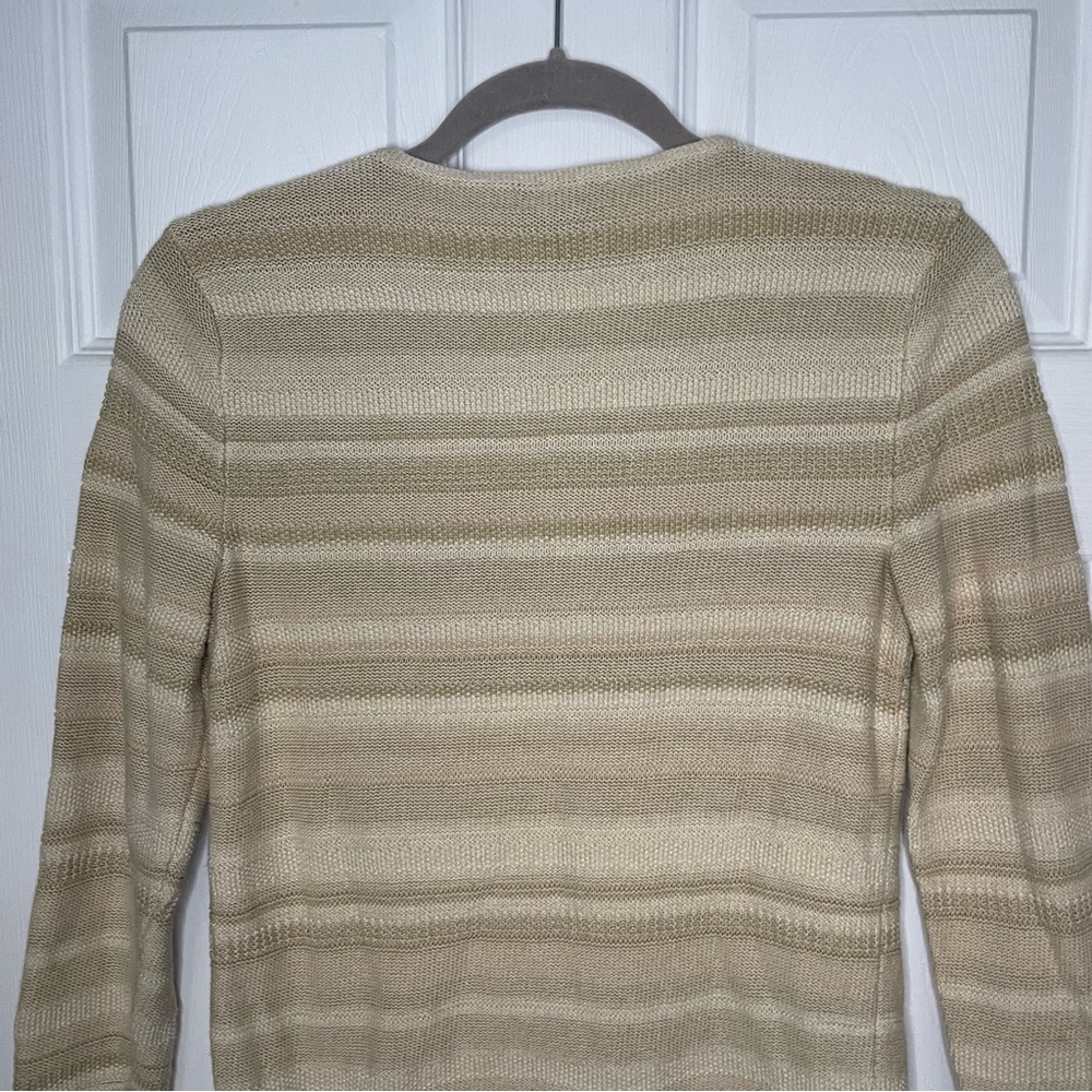 Lauren Jeans Co Ralph Lauren Vintage Y2K Lace Up Pullover Cotton Knit Top Small - Picture 7 of 7